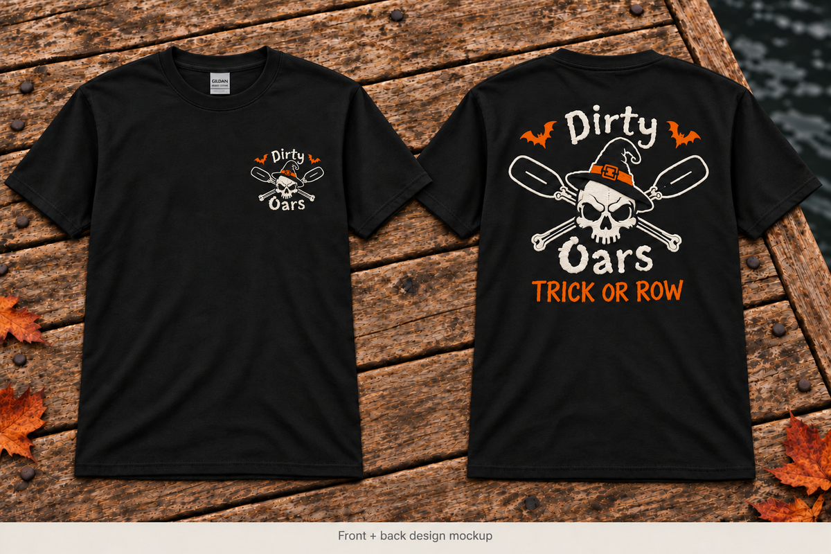 Trick or Row Tee back